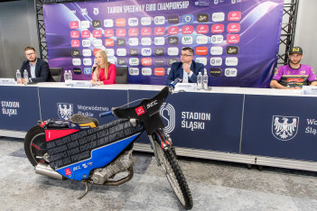  Konferencja prasowa przed finałem TAURON Speedway Euro Championship na Stadionie Śląskim . fot. Tomasz Żaik / UMWS 