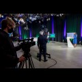 Konferencja online w studio TVP Katowice 