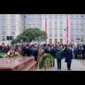  Uroczystości pod pomnikiem Józefa Piłsudskiego w Katowicach. fot. Tomasz Żak / UMWS 