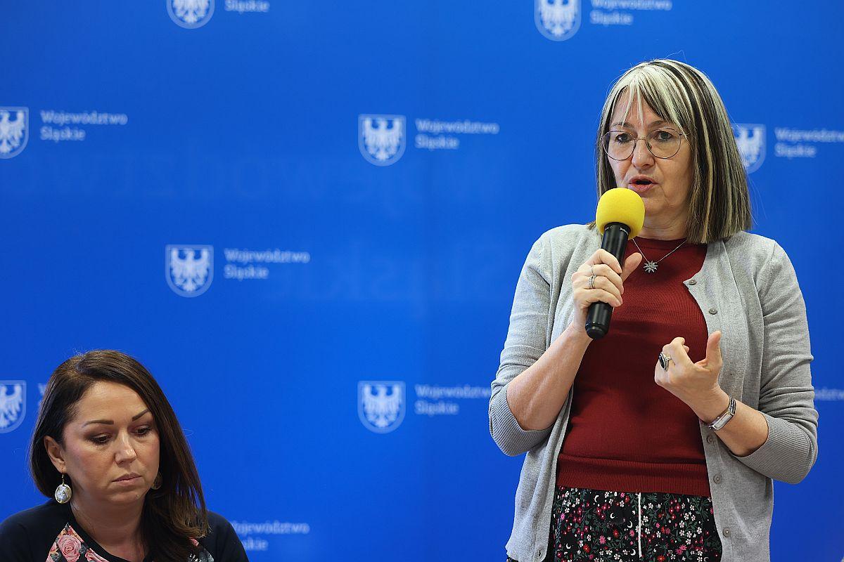  Konferencja prasowa poświęcona publikacjom Wydawnictwa Biblioteki Śląskiej. fot. Andrzej Grygiel / UMWŚ 