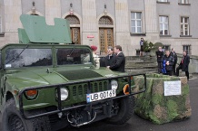  Zbiórce towarzyszyła wystawa sprzętu wojskowego 