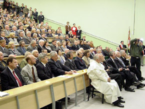  Wypełniona do ostatniego miejsca sala Centrum Kongresowego Akademii Polonijnej 